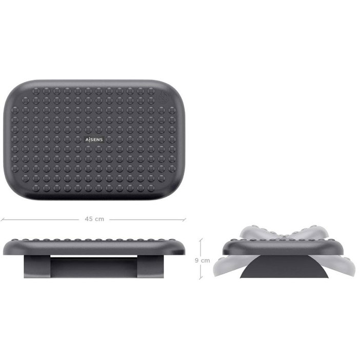 Aisens Reposapiés Inclinable FRT01-265 Negro Aisens Reposapiés Inclinable FRT01-265 Negro